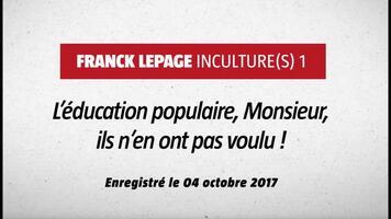 Image d’introduction de la conférence gesticulée « L’éducation populaire, ils n’en ont pas voulu… »